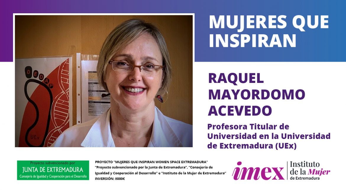 Raquel Mayordomo Acevedo Mujeres que inspiran