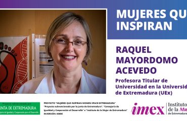 Raquel Mayordomo Acevedo Mujeres que inspiran