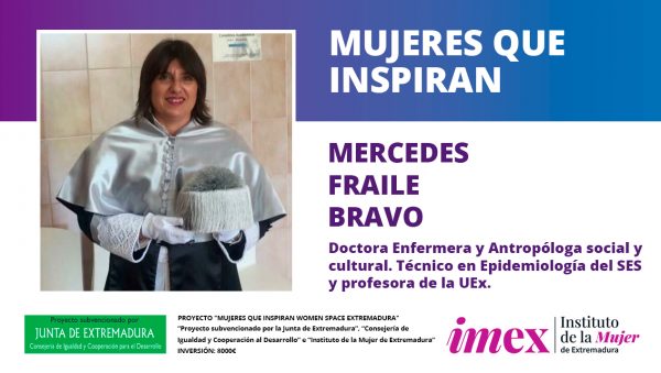 Mercedes Fraile Bravo Doctora enfermera y Antropóloga social y cultural