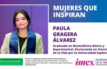 Paula Gragera Álvarez Doctoranda Ciencias de la Vida Universidad Sapienza Roma