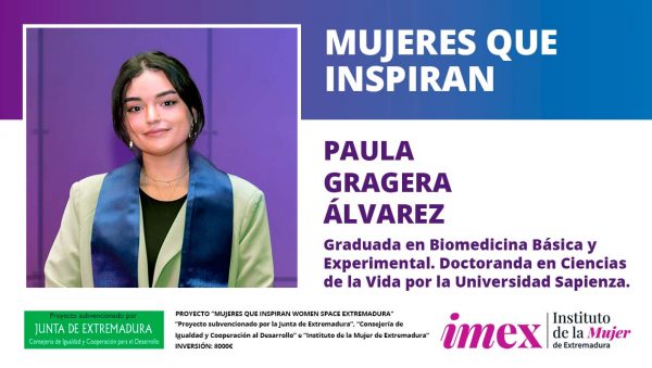 Paula Gragera Álvarez Doctoranda Ciencias de la Vida Universidad Sapienza Roma