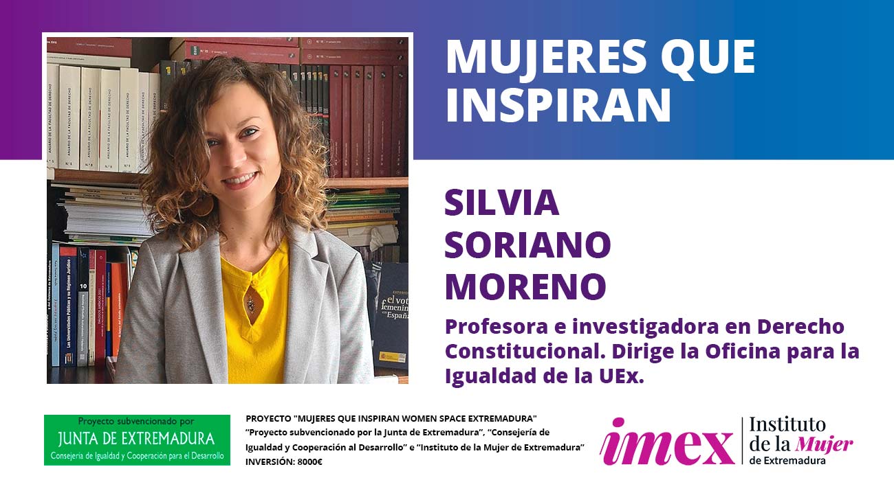 Silvia Soriano Moreno Oficina de la Igualdad de la Universidad de Extremadura