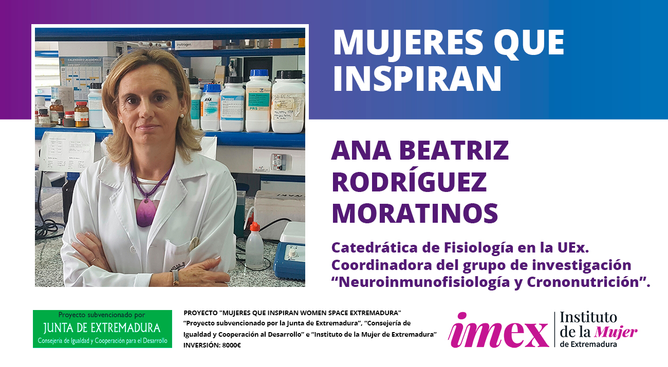 Ana Beatriz Rodríguez Moratinos Catedrática de Fisiología en la UEx