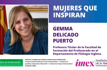 Gemma Delicado Puerto Profesora Titular Facultada Formación del Profesorado