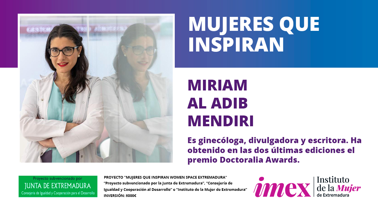 Miriam Al Adib Mendiri - Ginecóloga, divulgadora y escritora