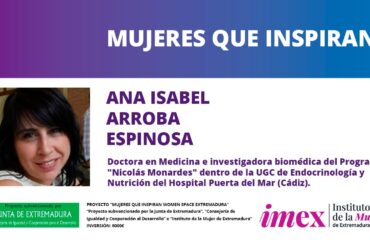 Ana Isabel Arroba Espinosa Doctora en Medicina e Investigadora Biomédica