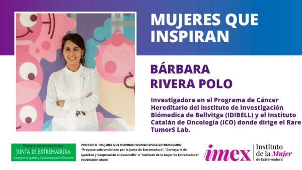 Bárbara Rivera Polo Investigadora Cáncer hereditario en IDIBELL e ICO