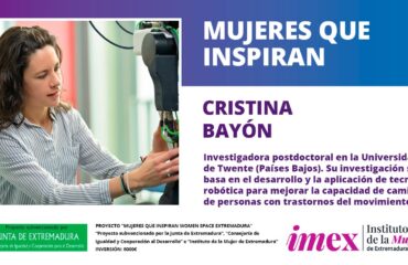 Cristina Bayón Investigadora postdoctoral en la Universidad de Twente (Países Bajos)