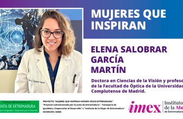 Elena Salobrar García Martín Doctora Ciencias de la Visión