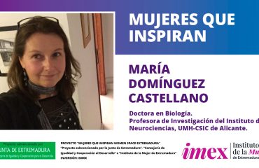 María Domínguez Castellano Bióloga Investigadora CSIC
