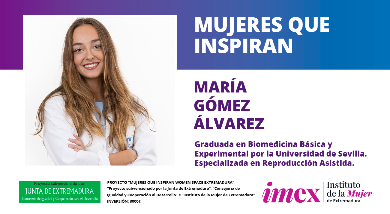 María Gómez Álvarez Biomédica especializada en Reproducción Asistida