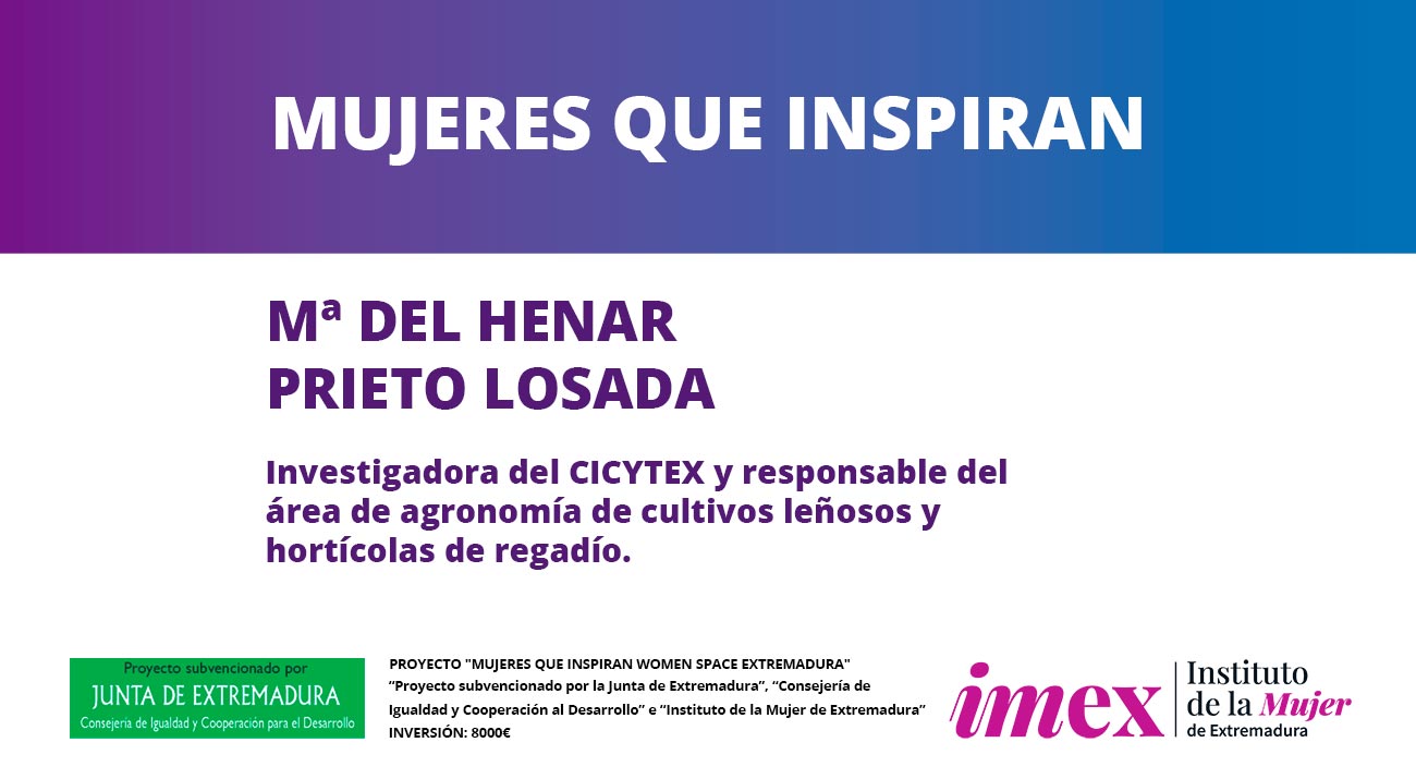 María del Henar Prieto Losada Investigadora CICYTEX