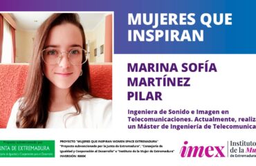 Marina Sofía Martínez Pilar Ingeniera Sonido e Imagen en Telecomunicaciones