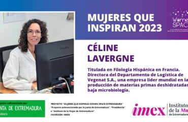 Céline Lavergne - Filología Hispánica - Vegenat - Mujeres que inspiran 2023