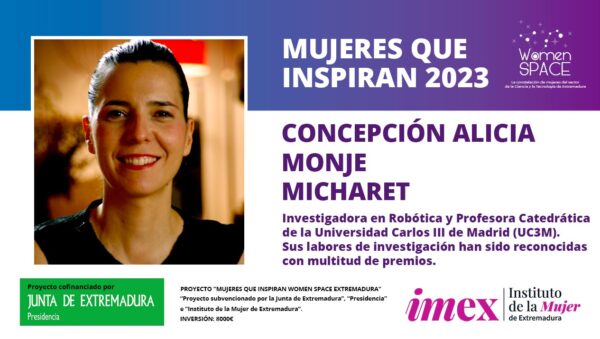 Concepción Alicia Monje Micharet - Investigadora Robótica y Profesora Catedrática en la Universidad Carlos III de Madrid - Mujeres que inspiran 2023