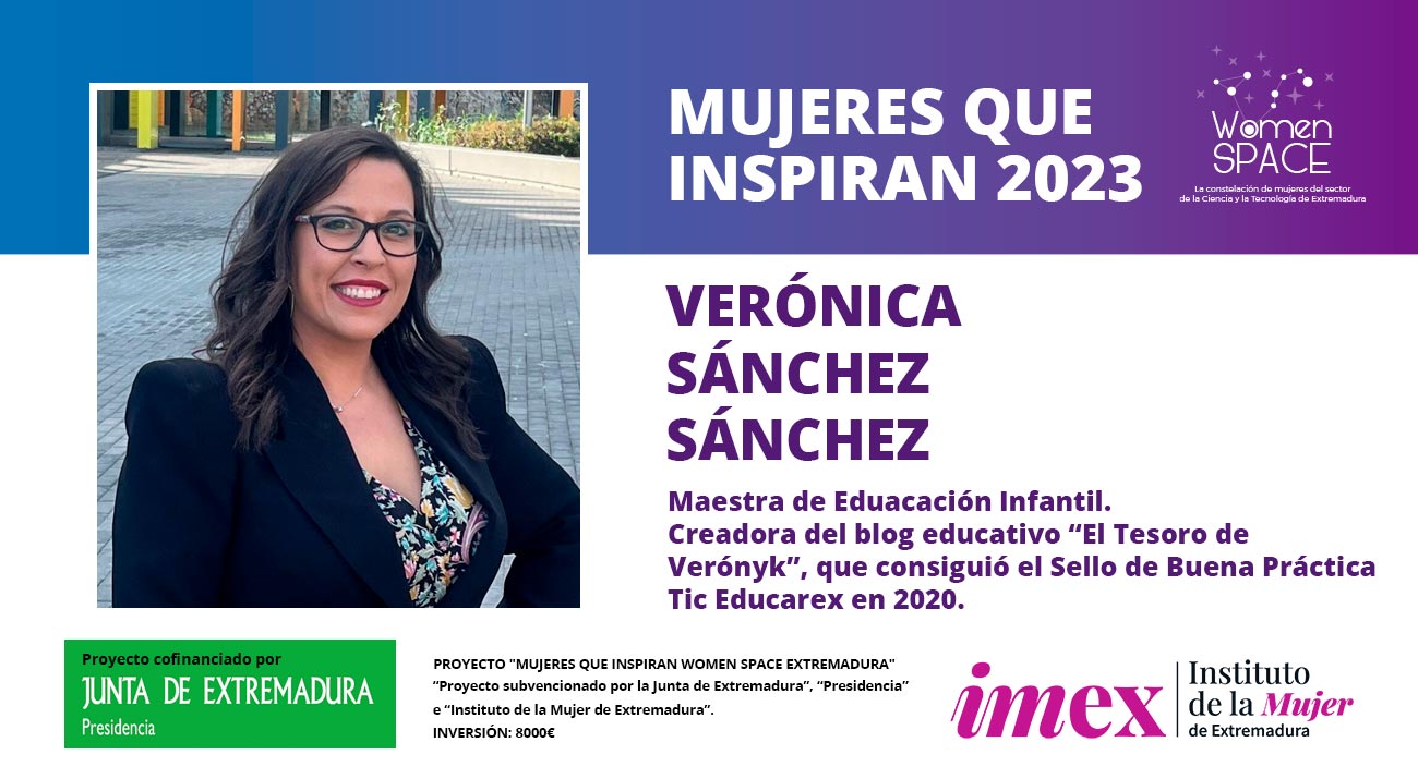 Verónica Sánchez Sánchez - Maestra Educación Infantil - Creadora del blog educativo 