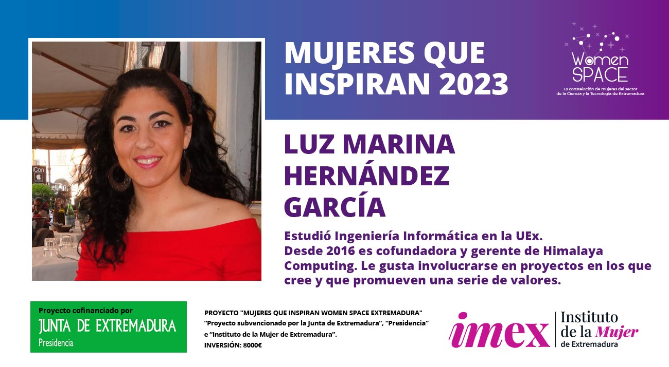 Luz Marina Hernández García - Cofundadora y gerente de Himalaya Computing - Mujeres que inspiran 2023