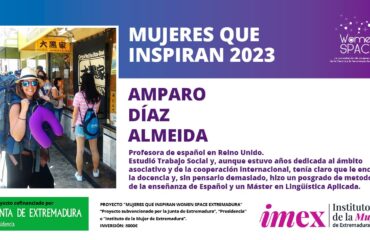 Amparo Díaz Almeida. Profesora de español en Reino Unido. Mujeres que inspiran 2023.