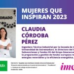 Claudia Córdoba Pérez. Ingeniera, Directora del Departamento de Subvenciones y Fondos EU del Grupo EMECECUADRADO y adepta a las energías renovables. Mujeres que inspiran 2023.