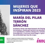 María del Pilar Terrón Sánchez. Profesora Titular del Departamento de Fisiología de la Universidad de Extremadura. Mujeres que inspiran 2023.