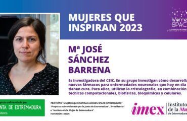 Mª José Sánchez Barrena. Investigadora del CSIC. Mujeres que Inspiran 2023.